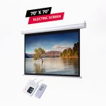 Apollo 70"x 70" Electric Projection Screen